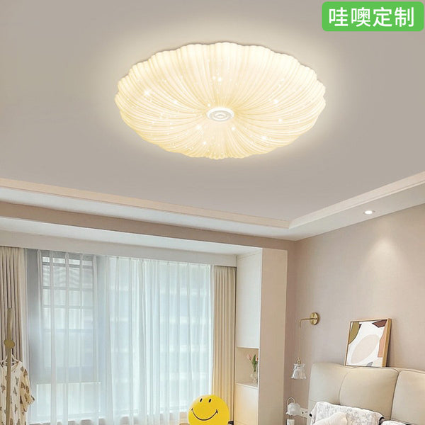 [Wow] Internet celebrity cream wind LED ceiling light children's room light living room flat light geometric advanced room