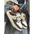 2024 spring new arrival: trendy men's sneakers - instagrammable, versatile, niche design, student style, american board shoes, chunky sole athletic shoes for men