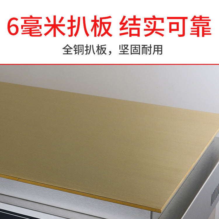 Commercial soufflé machine comb pure copper thickened griddle plate gong barbecue pancake machine cnc constant temperature pancake machine