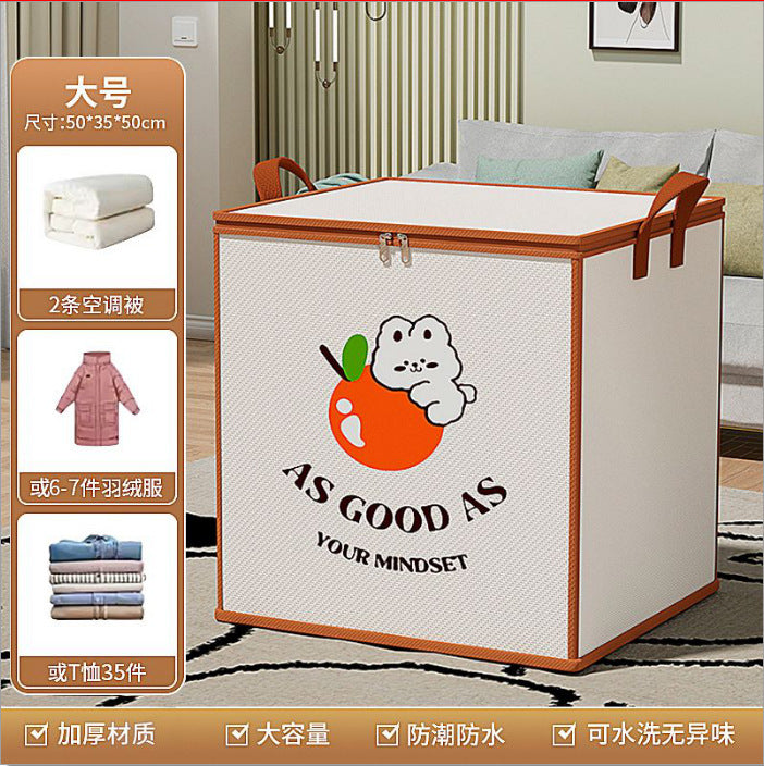 Non-woven storage bag, large quilt finishing, clothes storage bag, underwear storage bag, wardrobe, bedroom full of artifacts