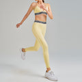 high waist hip lift and tummy control sling beautiful back running fitness sports intimates bra pants yoga suit for women