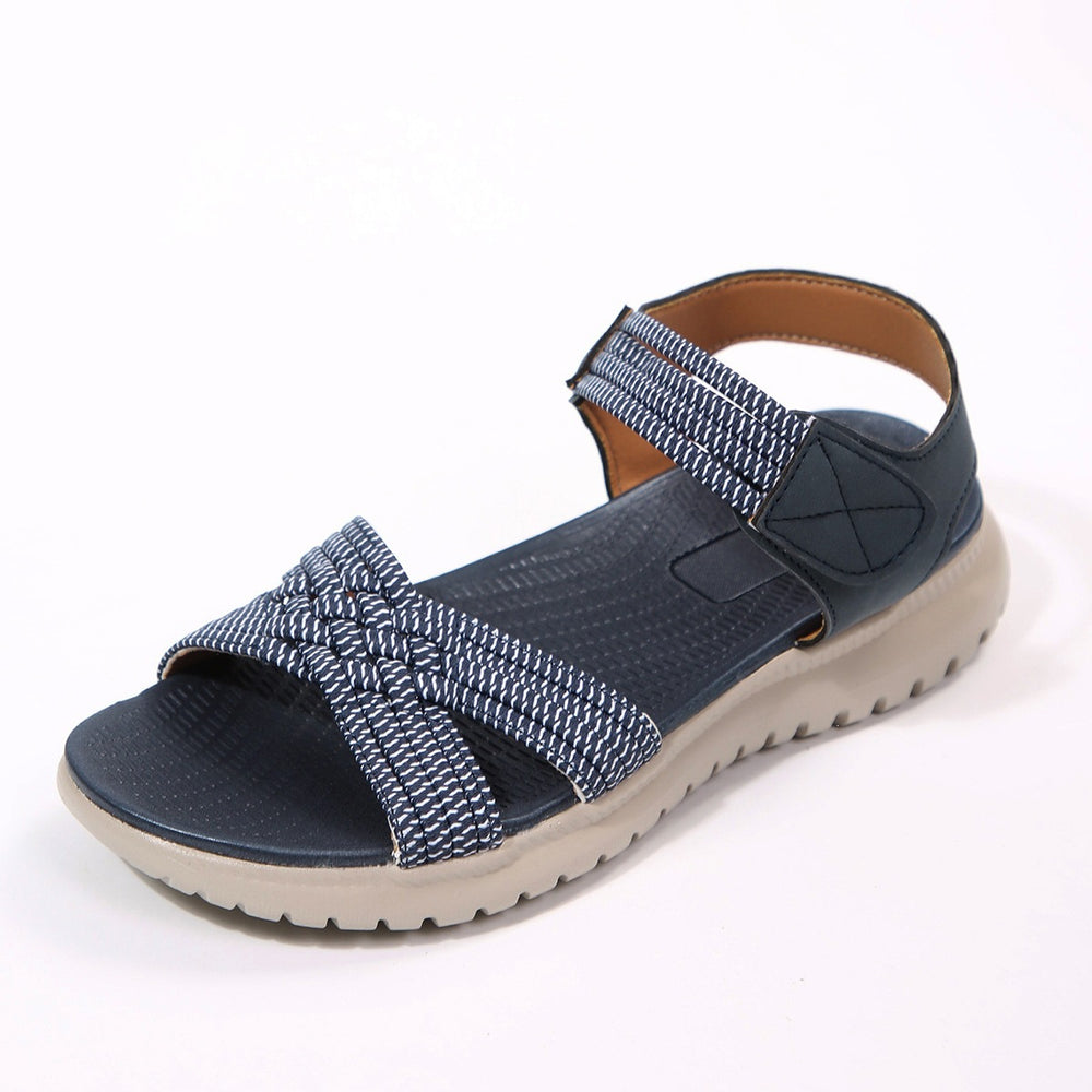 Amazon summer new arrivals: velcro open-toe platform sandals - lightweight, sporty style, plus size beach slides -