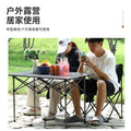 Outdoor foldable camping table and chair set - portable picnic roll-up table, chairs, coffee table - complete camping gear and supplies