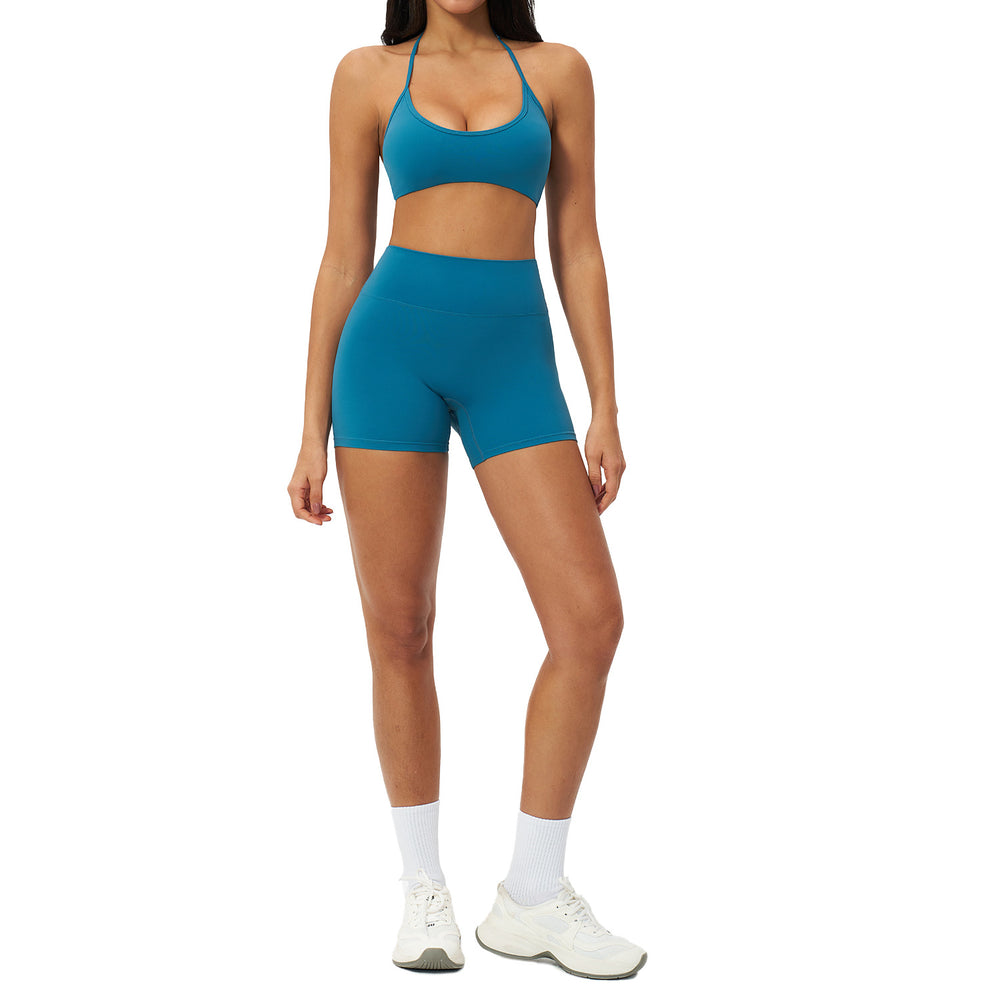 quick-drying yoga clothes suit breathable elastic casual yoga suit seamless running fitness clothes for women 2551