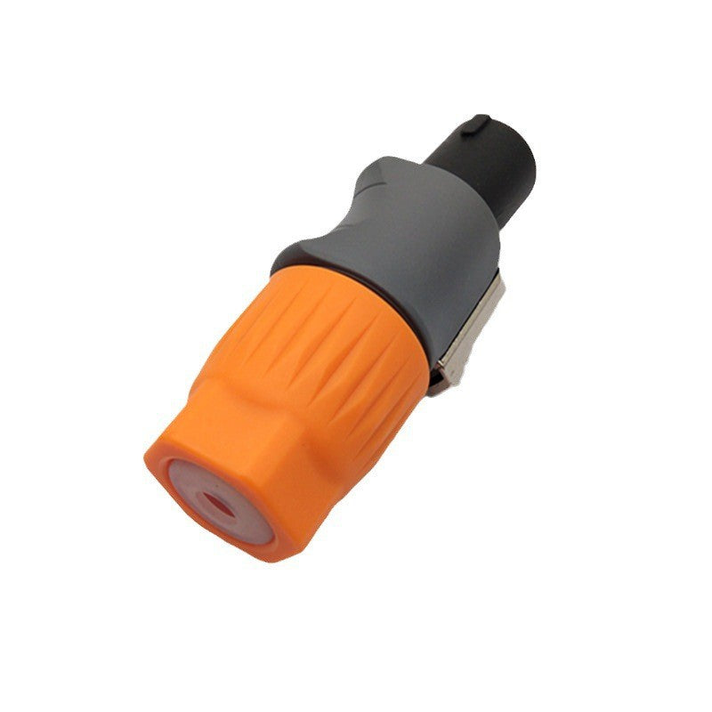 Ordinary waterproof audio four-core professional speaker plug, power amplifier, speaker cable, audio box cable, Canon connector, ohmic head.