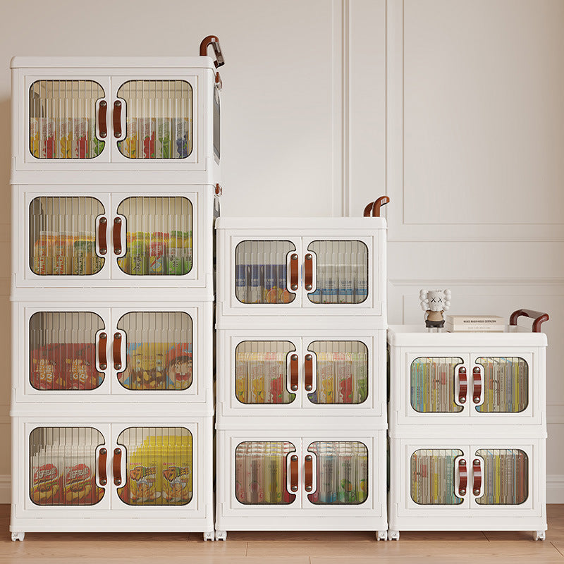 Xinle Storage Cabinet Household Baby Children Multi-layer Large Capacity Organizing Box Clothes Snacks Folding Mobile Storage