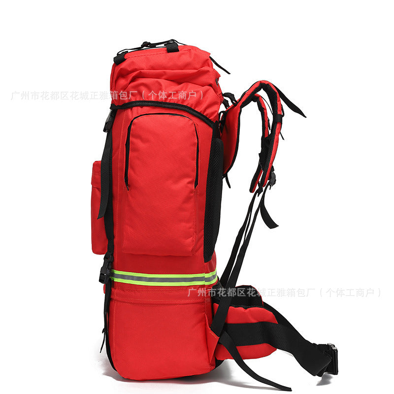 Outdoor camping large-capacity backpack 72 hours personal carrying bag earthquake rescue emergency bag