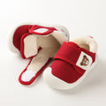 Toddler shoes for baby boys, spring and autumn, 0-1-2 years old, soft sole infant shoes, winter fleece-lined cotton shoes for baby girls