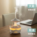 New colorful raindrop aroma diffuser - home bedroom night light, office desk silent remote control humidifier & air purifier