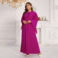 supply of plus size women's long skirts with bell sleeves and bows at special price