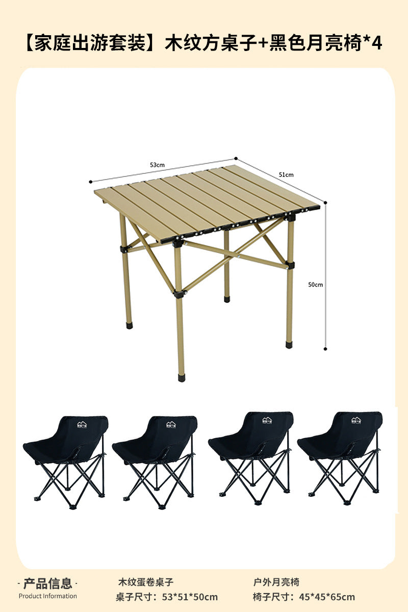 Explorer outdoor foldable chair portable camping style chair picnic table and chair fishing foldable small bench outdoor maza