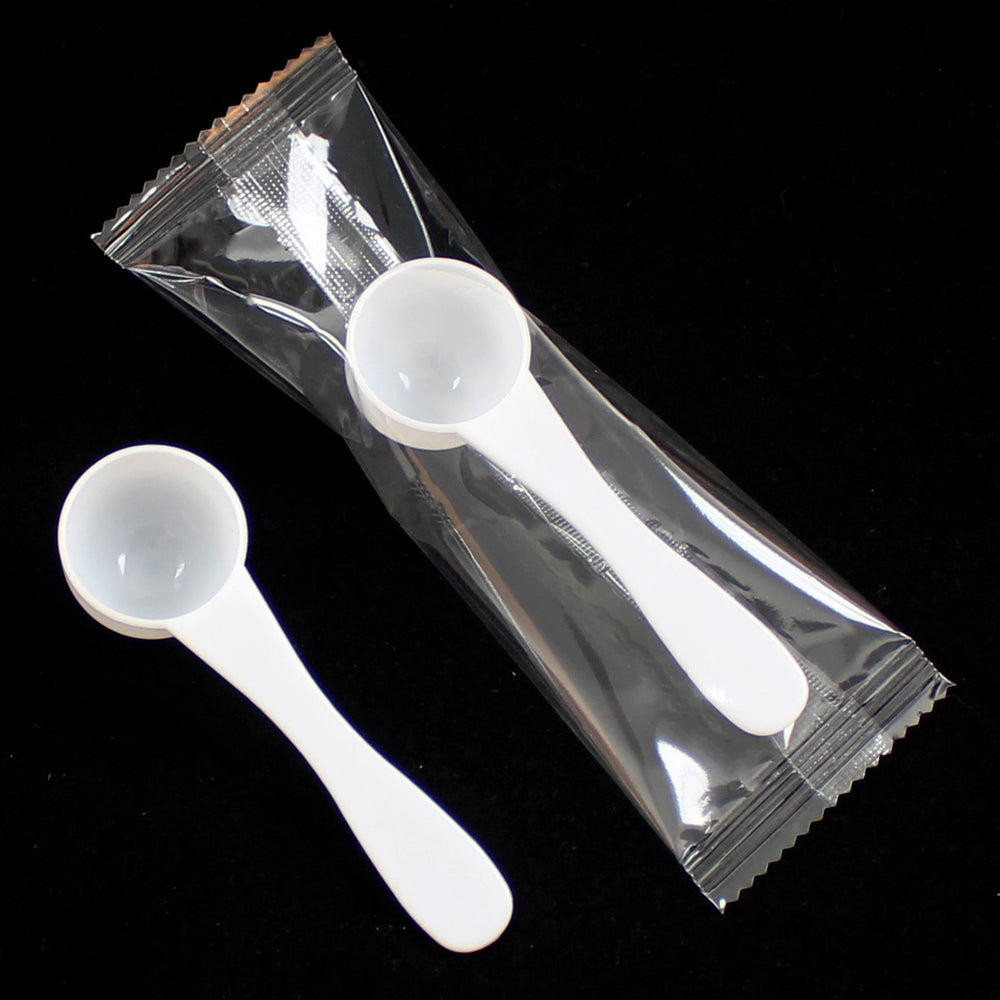 Plastic measuring spoons, mask spoons, 10ml feed, fertilizer, powder, and pesticide measuring spoons - accurate measurement, holds 10 grams of water