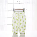 Baby pants summer boys and girls anti-mosquito pants thin baby pure cotton bloomers lightweight breathable cartoon printing pants