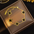 Four-leaf clover bracelet cross-border popular high-end accessible luxury wholesale jewelry niche accessories popular bracelets women's european and american jewelry