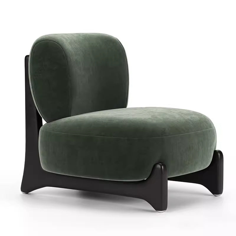 Solid wood sofa chair normcore cashmere single lazy lounge chair japanese style small apartment casual sofa seat small apartment