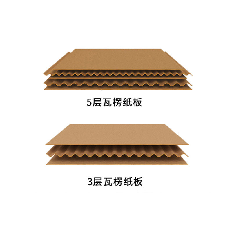 Carton manufacturer custom three-layer five-layer special hard logistics express  carton moving corrugated box custom