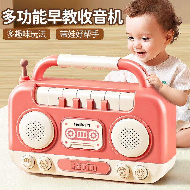 Yiqu electronic keyboard recorder children's multifunctional early education radio infant learning machine toy birthday gift