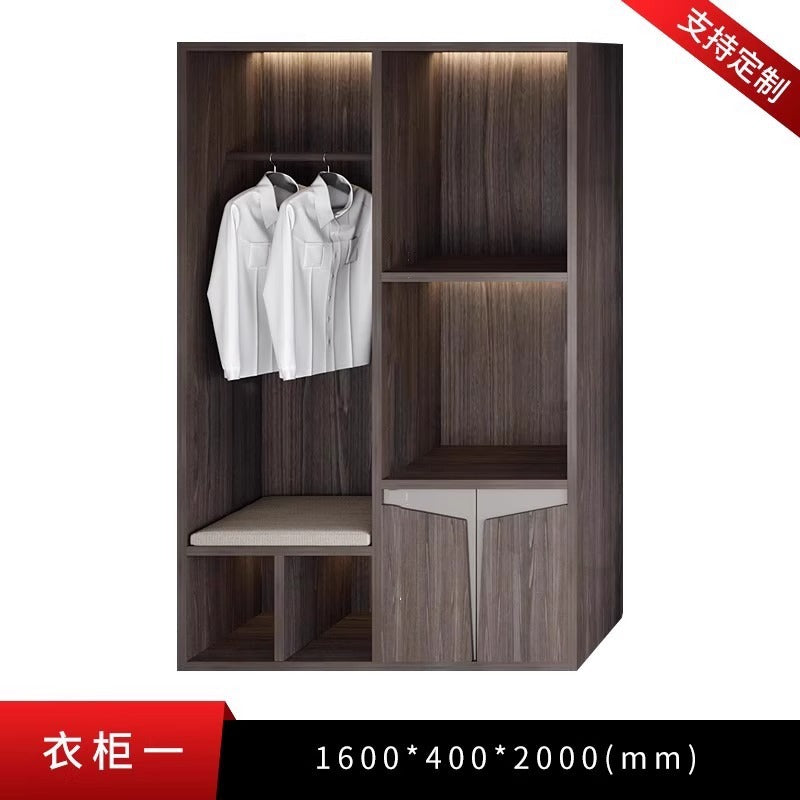 Hotel furniture standard room complete set of hotel bed box tv cabinet combination single room double apartment b&b large bed home
