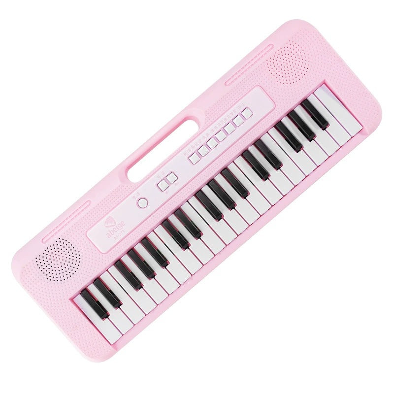 Kids' 37-key electronic keyboard - rechargeable beginner's piano for toddlers - educational musical toy - birthday gift - playable for boys and girls