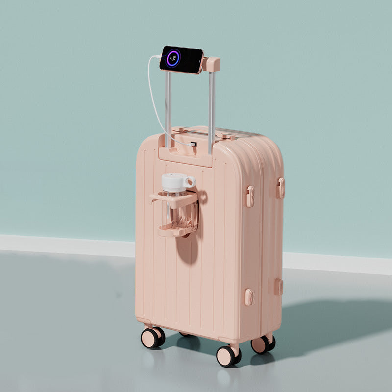 New 26-inch child and mother suitcase, men's and women's universal wheel trolley case, strong and durable password case, 20-inch suitcase