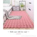 Plush carpet floor mat window sill bedroom balcony bubble velvet bedside blanket sofa cushion imitation rabbit blanket cross-border exclusive supply