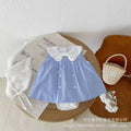 Sweet princess romper for baby girls - newborn summer lightweight triangle bodysuit - trendy summer baby outfit