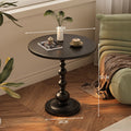 Accessible luxury sofa side table retro corner table iron bedside storage balcony small round table living room for home small coffee table