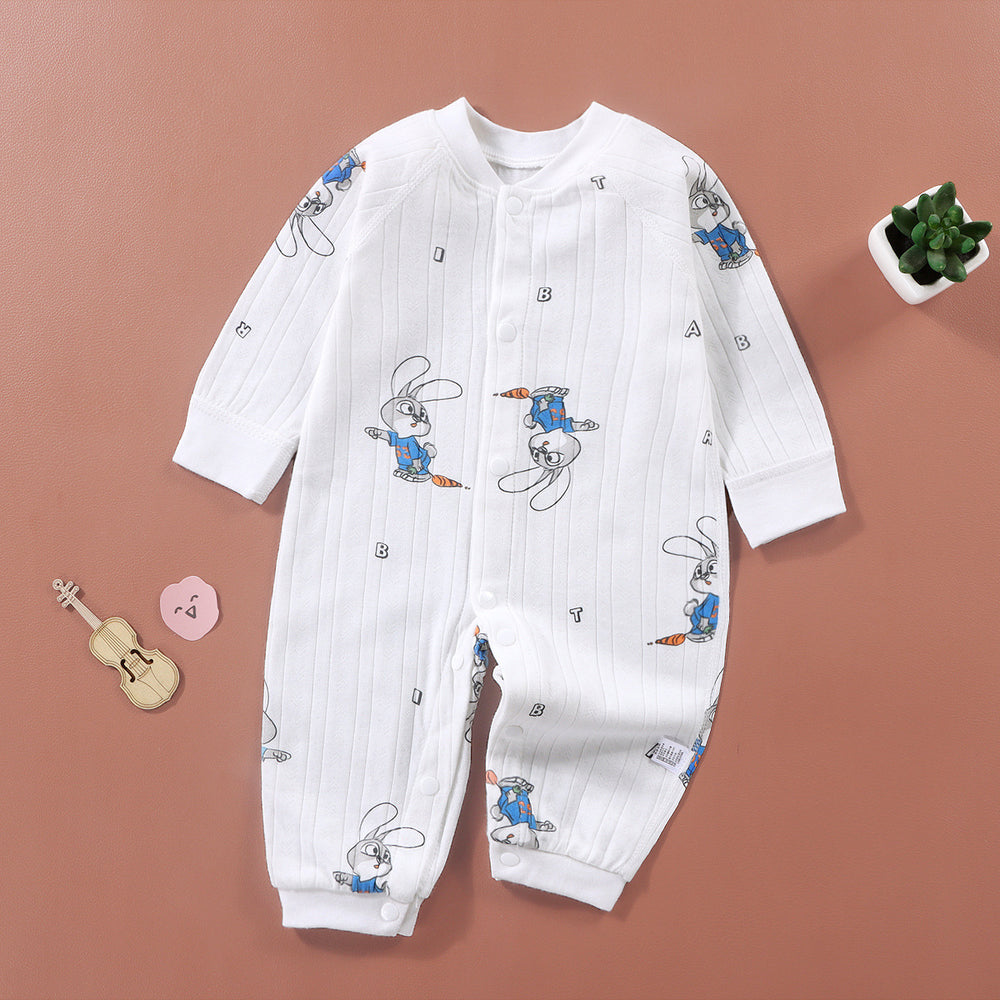 Baby romper - spring/autumn style, 100% cotton, seamless, 3-18 months, crawling suit, cute long-sleeve onesie, baby clothes