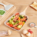 Tamagoyaki household medical stone omelette pan die-cast square steak frying pan induction cooker neutral pancake pan wholesale