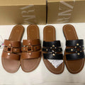 Za2024new arrival cross-border export africa hot style za home ready-made large size outwear women's sandals women slip