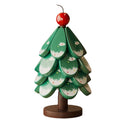 christmas tree solid wood insulation mat, a tree coaster, dining table decoration, creative oven mitts pad, high temperature resistant pot and bowl pad