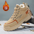 Winter men's shoes snow boots men's fleece-linedthickenedheattechmenboots british high-top cotton shoes workwear boots 8611
