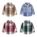New arrivals: boys' lightweight cotton shirts for spring and autumn - preppy style long sleeves, customizable & wholesale. kids' plaid shirts