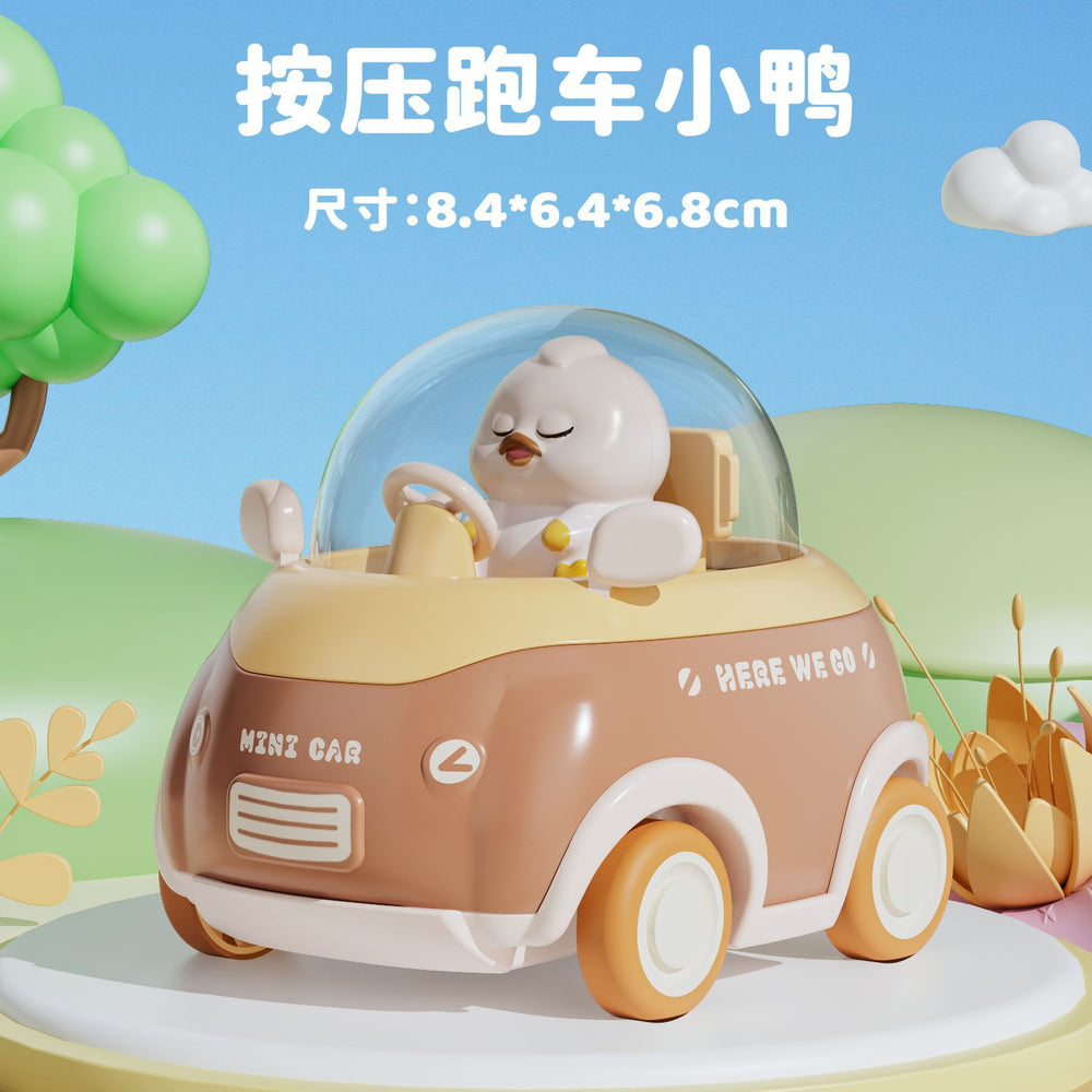 Dropshipping kids press boys and girls sliding car pull back cartoon airplane bus sedan toy car