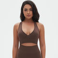 European and american seamless yoga wear sexy backless sports bra breathable push-up yoga bra running fitness tank top for women
