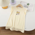 Girls' summer dress new style fashionable children's short-sleeved skirt summer girl long t-shirt dress