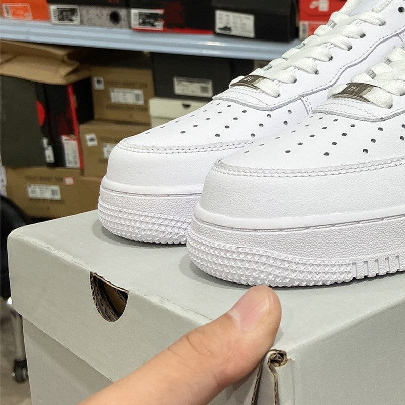 Air force 1 af1 putian high version men's and women's sneakers low-top deconstructed wheat pure white air force 1 white shoes