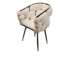 Bubble chair: minimalist, luxe design for home use - makeup vanity, manicure chair, comfortable petal shape