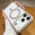 Suitable for apple 17air macaron magnetic new phone case iphone17pro simple anti-fall protective case