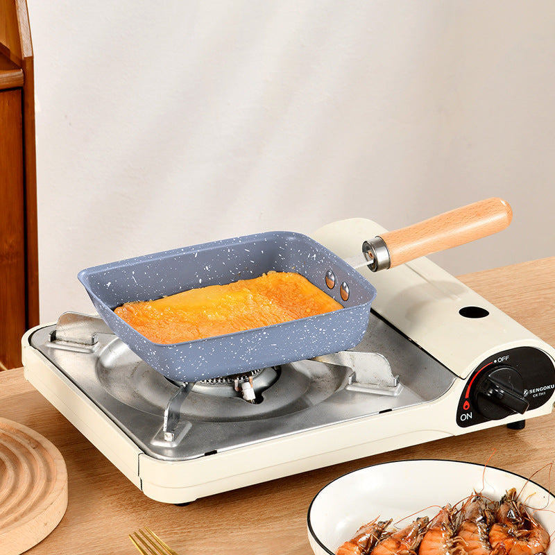 New stone pattern frying pan for home medical stone non-stick pan frying pan steak frying pan stove neutral cross-border