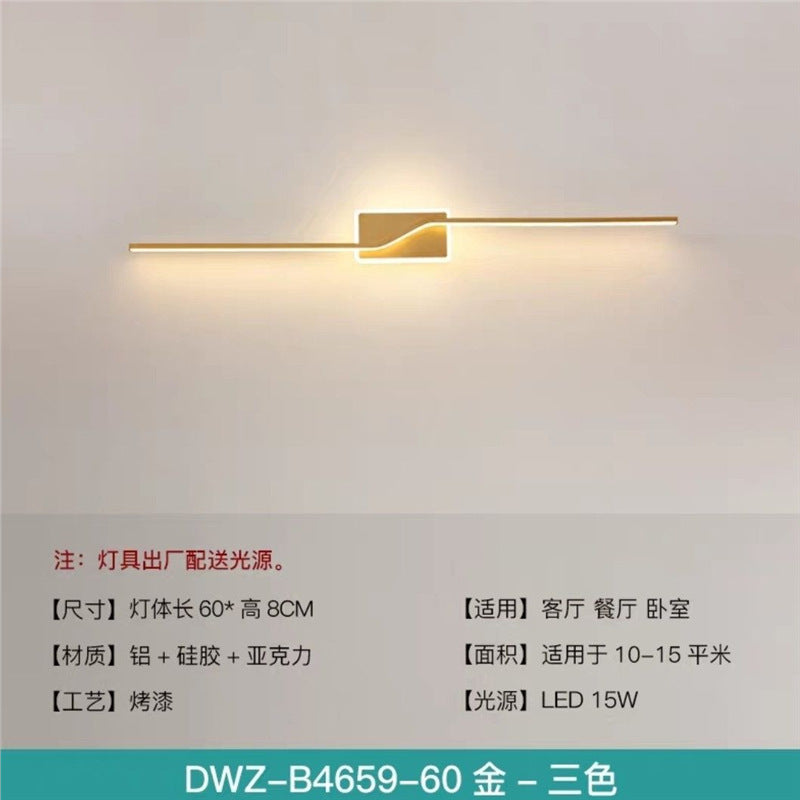 Nordic  nordic wall lamp modern casualaccessible luxuryled bedside aisle lamp