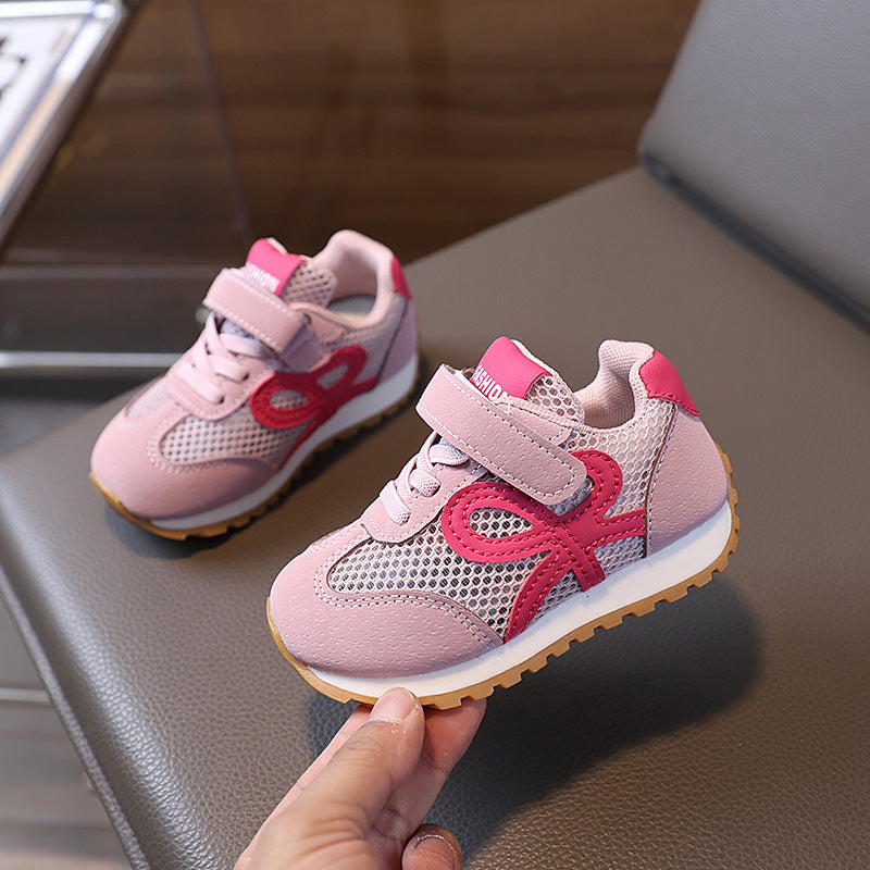 Kids' shoes:  spring/summer new collection - mesh, hollow-out, breathable boys' sneakers, soft sole, non-slip girls' crocs