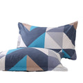 Pair of 100% cotton pillowcases - single size, perfect for home, dorm, or student use - simple print design - wholesale direct from factory