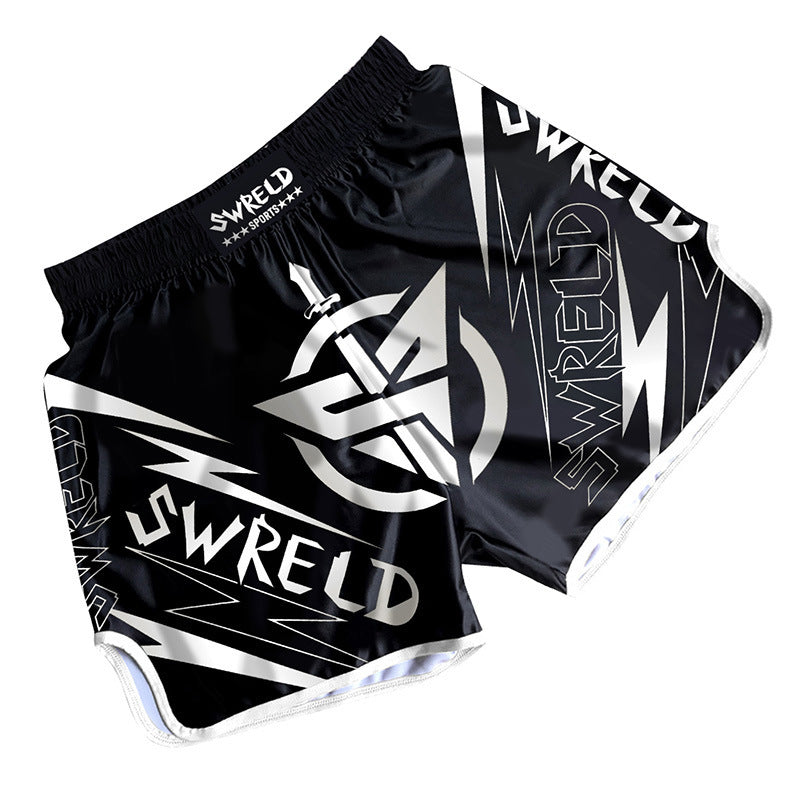 MMA Boxing Training Anti-Wear Fighting Pants UFC Mixed Fighting Muay Thai Shorts Running Fitness Cycling Fighting