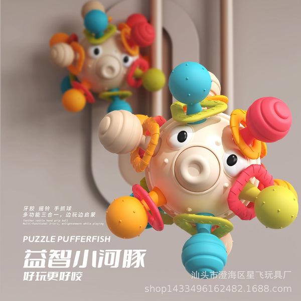 Infants and toddlers Manhattan clutch ball tactile perception can be boiled baby fine movement training clutch ball toy