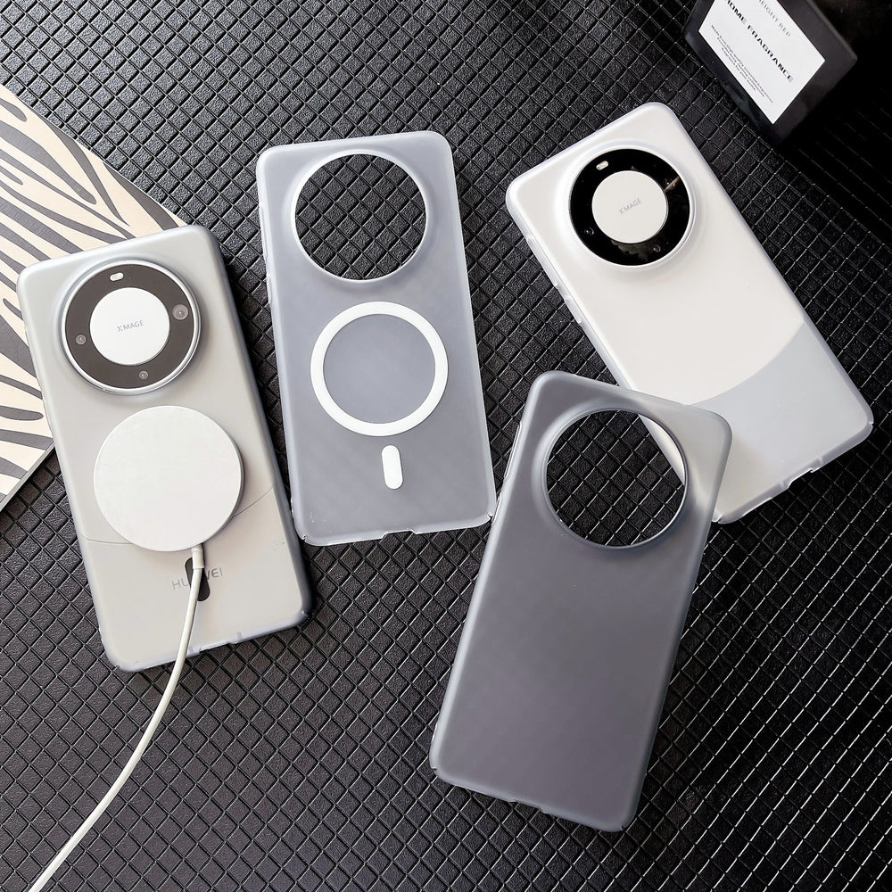 Suitable for huawei mate80pro ice mist magnetic phone case honor magic7p80 magnetic suction compatible with magsafe