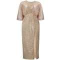 D3308 european and american plus size women's autumn new arrival loose v-neck fashion sequin slit maxi dress african plus size dress