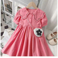 Girls' pure cotton dress - summer lightweight style,  new collection, stylish baby princess dress, summer children's dress, kids' clothing
