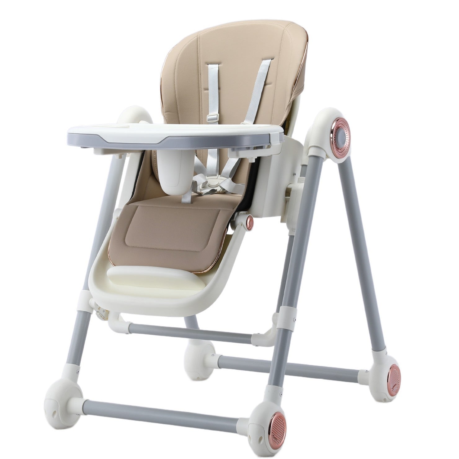 Baby Dining Chair Multifunctional Foldable Home Portable Baby Dining Table Seat Children Rockable Reclining Chair