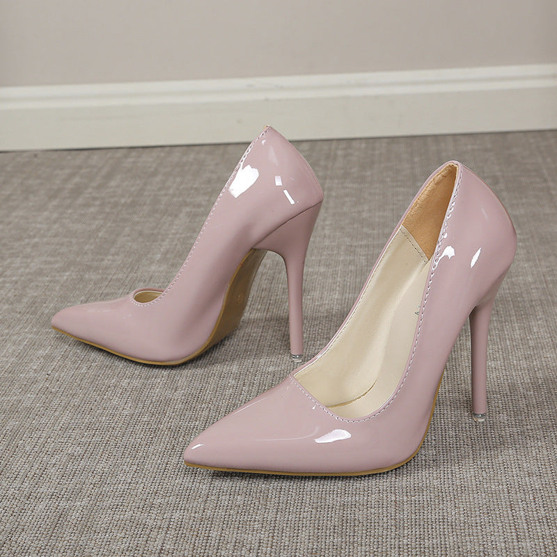 2026 new purple patent leather pointed-toe high heels - women's stiletto pumps, sexy & elegant, perfect for work & business